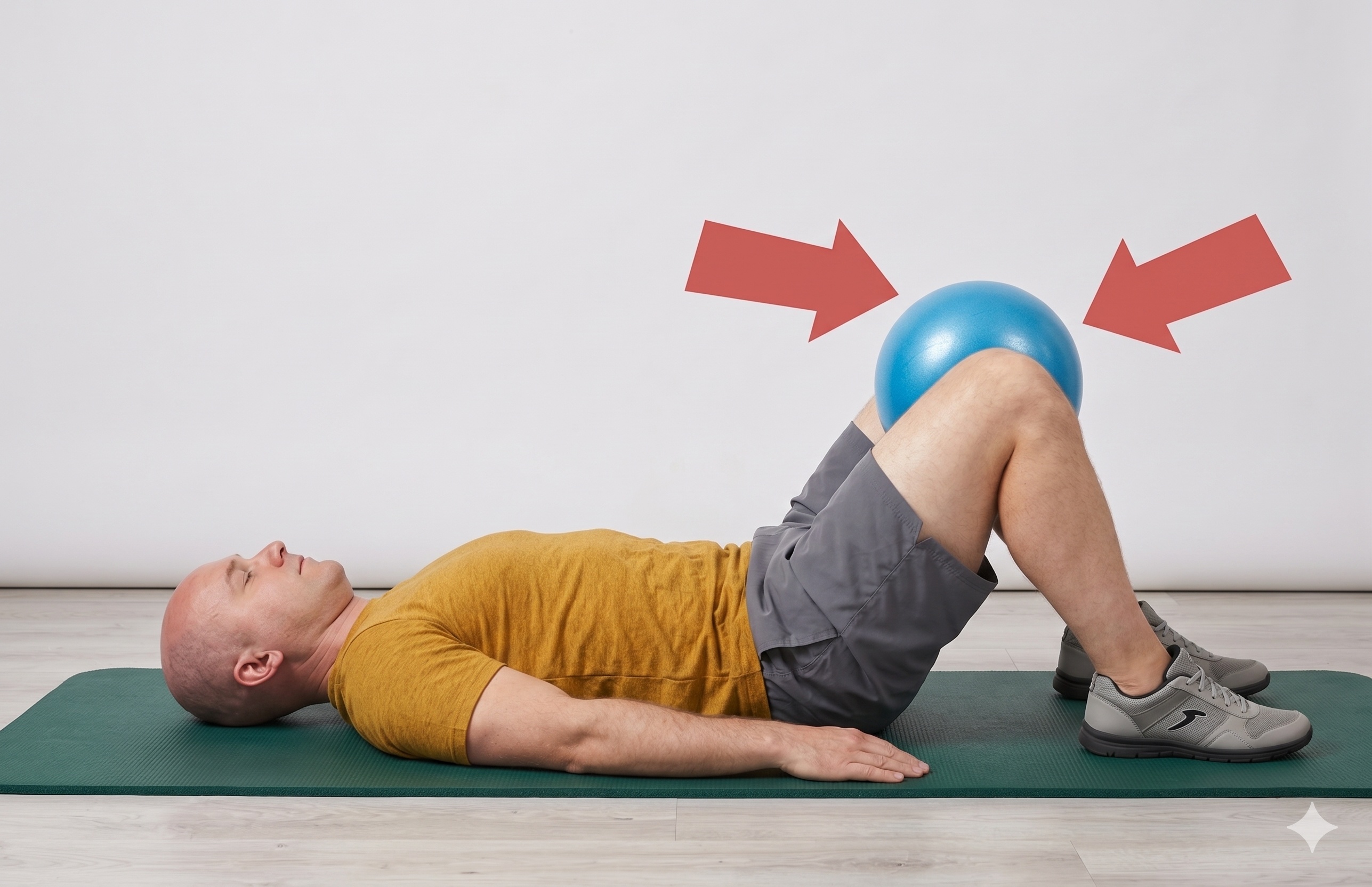Aductor con pelota