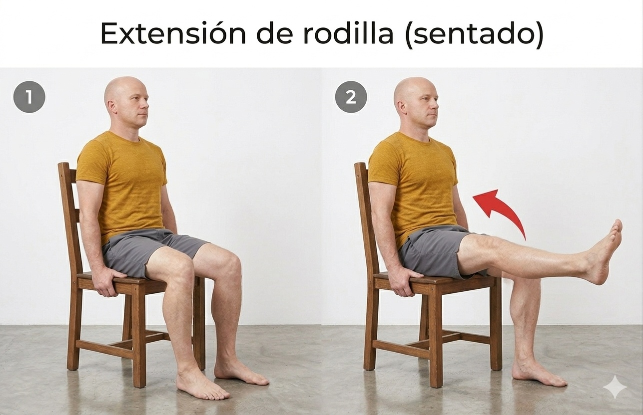 Extensión sentado
